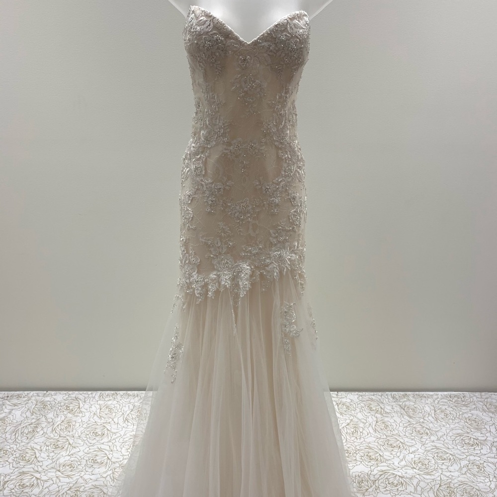 Blue by Enzoani Strapless Wedding Dress NWT